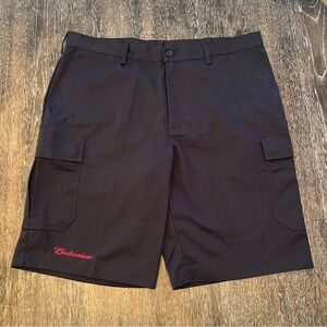 Budweiser Navy Blue Cargo Shorts Size 36